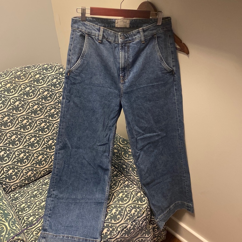 Never Worn Size 31 Everlane Wide Leg Jeans.